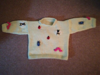 Childs Bug Sweater