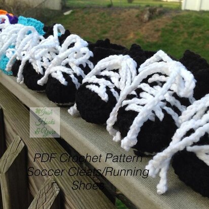 Soccer cleats/Running Shoes Crochet Pattern