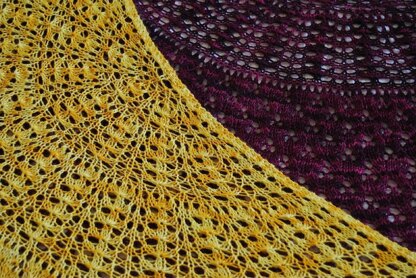 Summer moon shawl