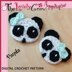 Applique Panda Booties