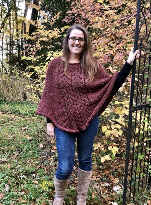 Falling Leaves Poncho