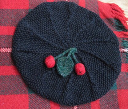 Slouchie Cherry Beret