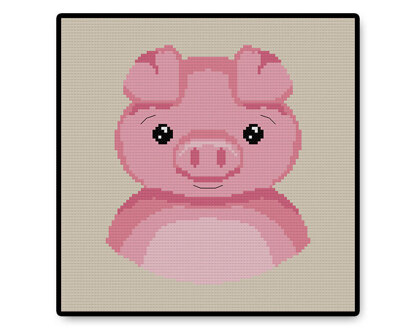 Pig - PDF Cross Stitch Pattern