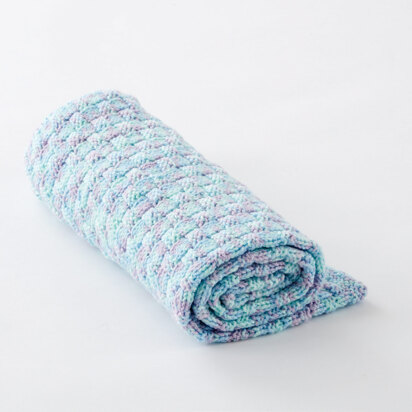 Gift of Love Knit Baby Blanket in Caron Jumbo - Downloadable PDF