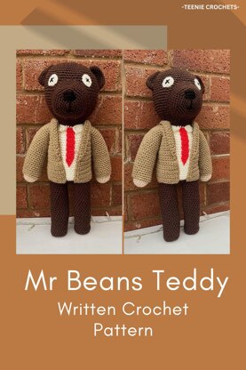 Mr Beans Teddy Bear Crochet Pattern