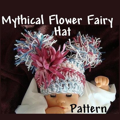 Mythical Flower Fairy Sparkler Hat | Crochet Hat Pattern  by Ashton11