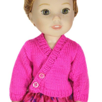 Ballet Sweater - 14.5" Dolls