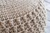 Pouf cover Lacemosaic
