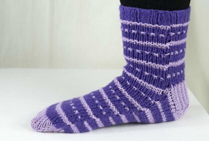 Dots & Bands Socks in Cascade Yarns Fixation  - DK417 - Downloadable PDF