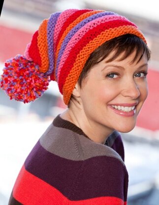 Romancing the Hat in Red Heart With Love Solids - LW2987