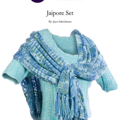 Jaipore Top and Shawl Set in Lorna's Laces Shepherd Sport