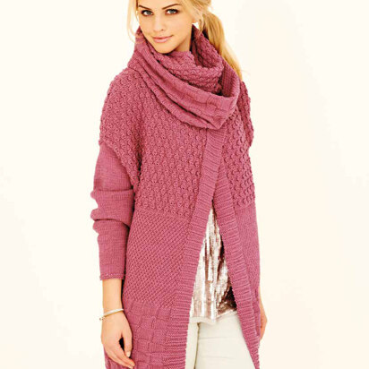 Ladies Jacket and Snood in Rico Essential Merino DK - 256