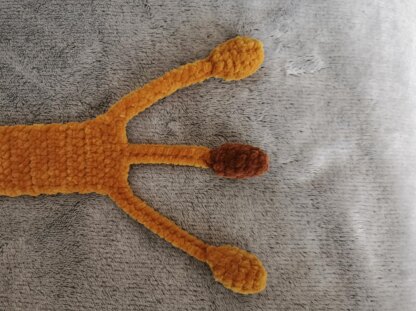 Lion crochet bookmark