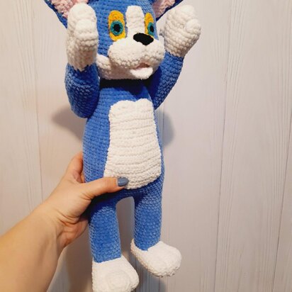 Crochet pattern cat Tom animal