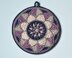 Stained Glass Mandala Potholder