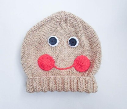 Christmas Gingerbread Character Baby Beanie Hat