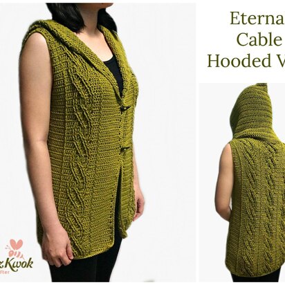 Eternal Cable Hooded Vest