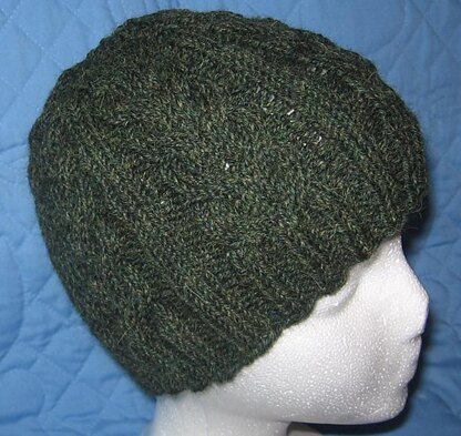 Cable Staghorn Whalebone Hat Beanie Toque