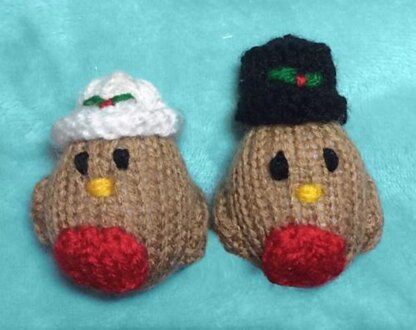 Mr and Mrs Robin Tree Decorations