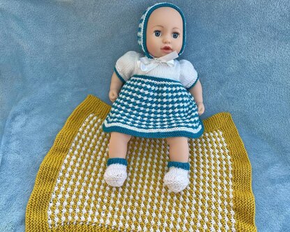P144 Star Stitch Dolls Outfit and Blanket