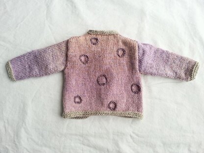 Single Button Girl's Cardigan