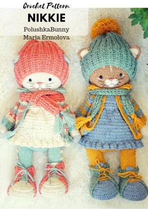 Doll Toy Clothes - Crochet Pattern - Outfit Nikkie