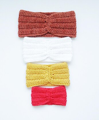 Turban Style Crochet Headband