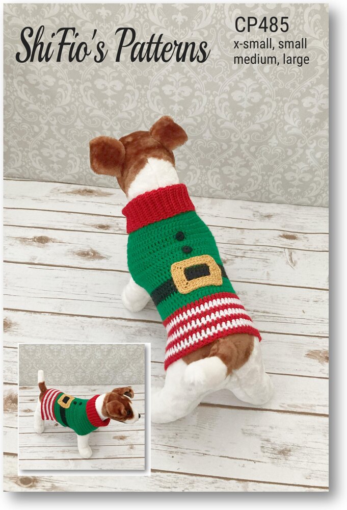 Elf Dog Sweater Crochet Pattern -485 Crochet pattern by ShiFio's Patterns |  LoveCrafts