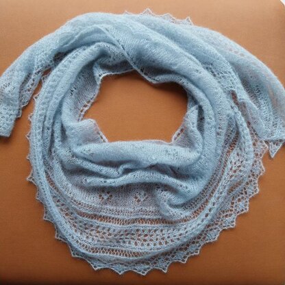 Lily Garden Lace Shawl