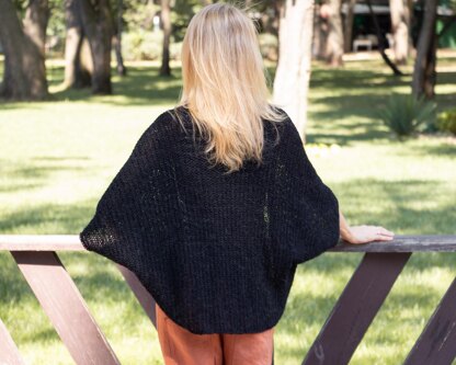 Knitting Pattern Seed Stitch Cocoon Cardigan