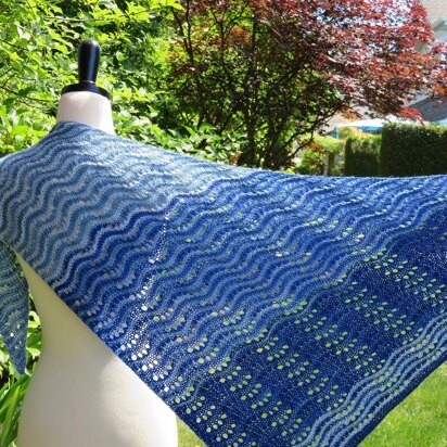 Deep Bay Shawl