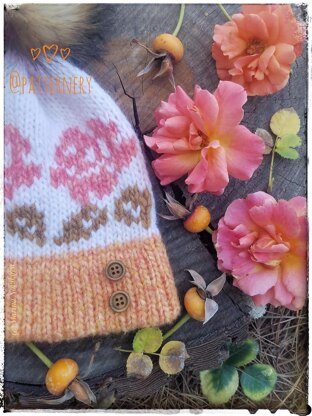 Autumn Rose beanie