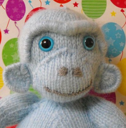 NURSERY MONKEY TOY KNITTING PATTERN - MADMONKEYKNITS