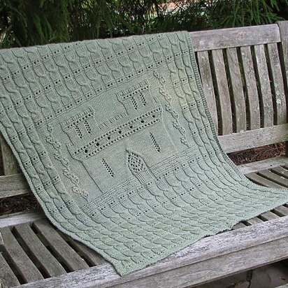 Sleeping Baby's Castle Blanket