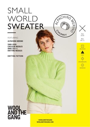 Small World Sweater in Wool and the Gang Alpachino Merino - V123358776 - Downloadable PDF