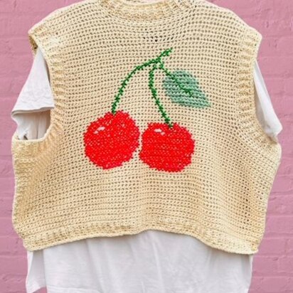 Cherry Crochet Tank Top Pattern