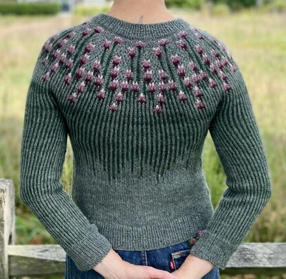 Striped Thistle Pullover