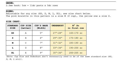 STARSEA Bralette - Crochet Pattern - Elastic Summer Bikini Top