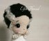 Lucy, the Bride of Frankenstein doll Amigurumi