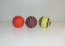 Pattern - Knit Striped Wool Felt Ball (2" and 3" diameter)