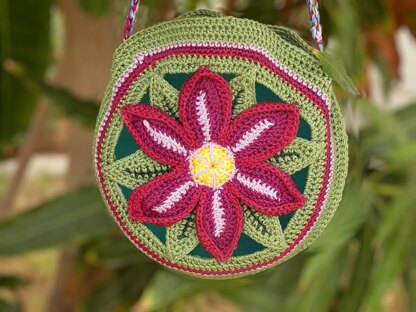 Round Flower Bag