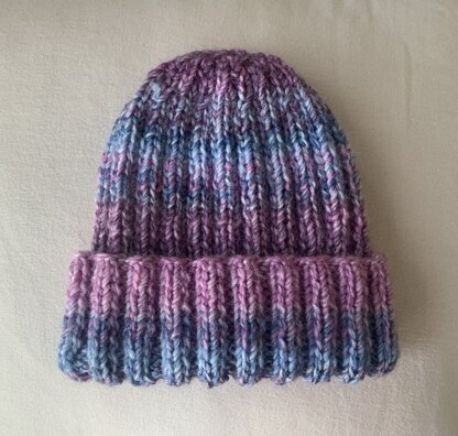 Pinks & blues rib hat