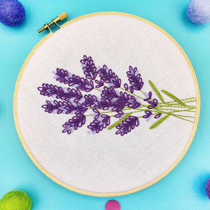 Oh Sew Bootiful Lavender Embroidery Kit