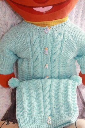 Ripples and Waves Baby Sweater