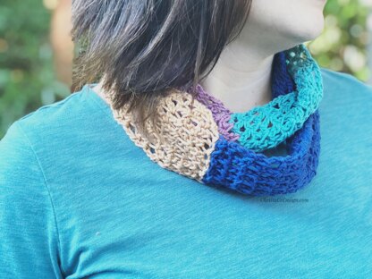 Colorblock Cowl