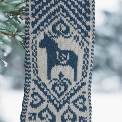 Dala Horse Christmas Stocking