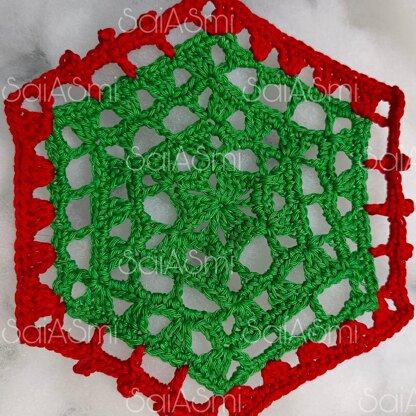 Hopscotch Granny Hex Doily