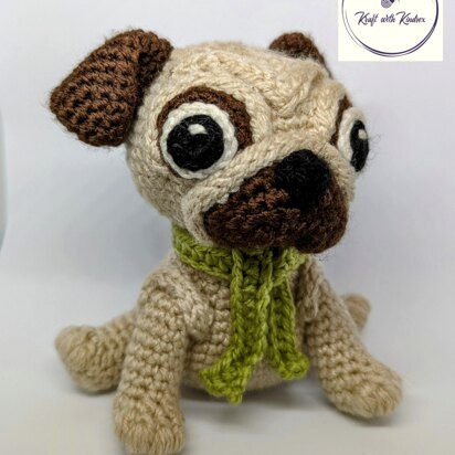 Peg the Pug | Amigurumi Pug Dog Toy