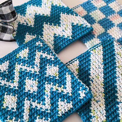 Tapestry Thermal Stitch Potholders