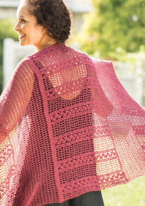 Maipo Shawl in Berroco Mykonos - 387-4 - Downloadable PDF